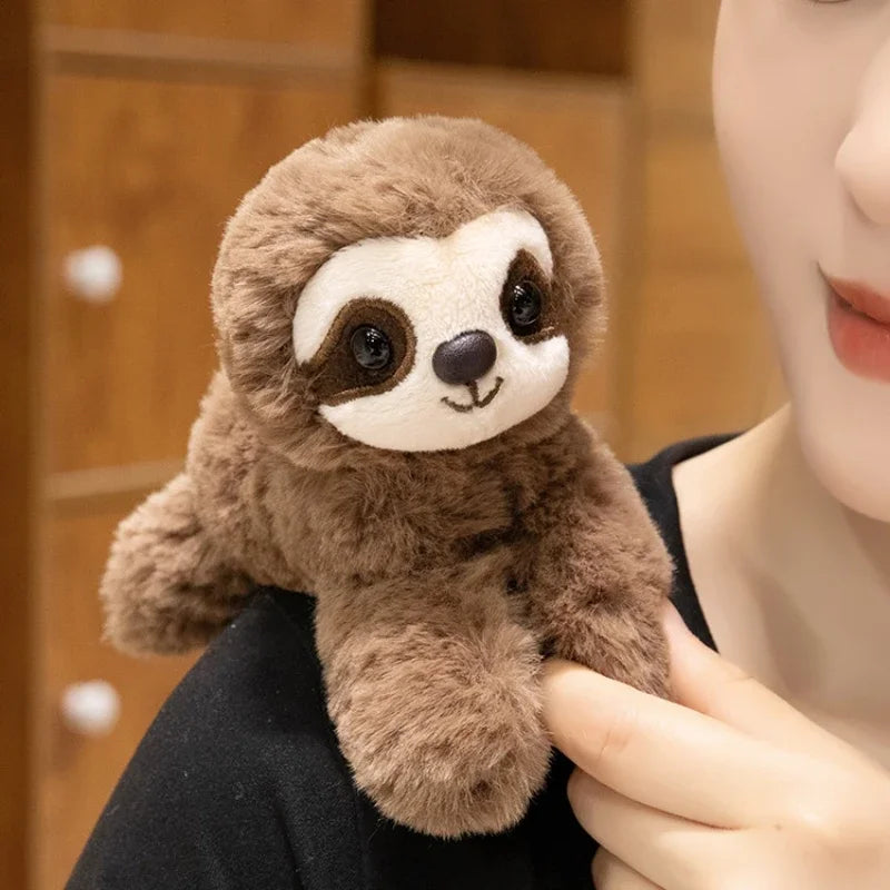 10 Kinds Of Animals Plush Toys With Magnets Can Stand On Your Shoulder Cartoon Cute Stuffed Dolls Birthday Gifts For Kids