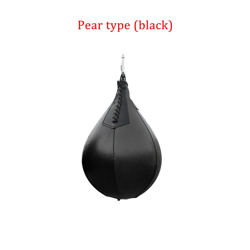 Quality PU Punching Ball Pear Boxing Bag Training Reaction Speed Speed Balls Fitness Training Hanging Boxing Speed Ball