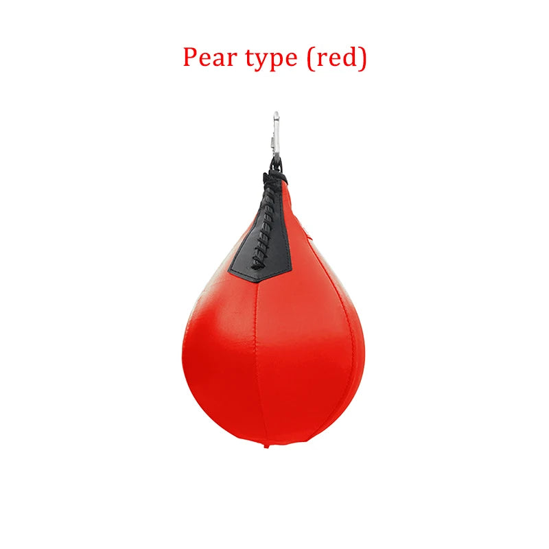 Quality PU Punching Ball Pear Boxing Bag Training Reaction Speed Speed Balls Fitness Training Hanging Boxing Speed Ball