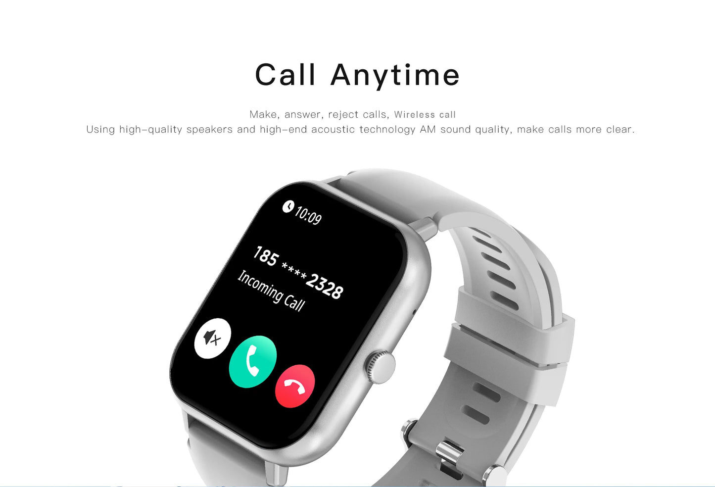 LIGE 2024 Bluetooth Calling Smart Watch For Men Women Full Touch Screen Sports Fitness Watch Man Smart Watches Women Smartwatch