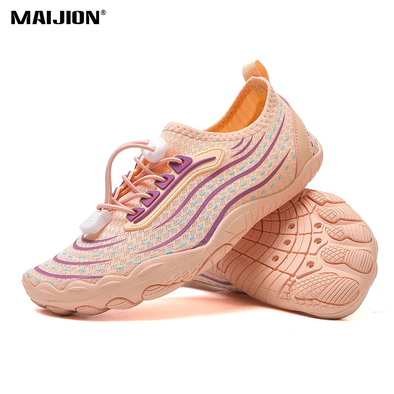 Aqua Shoes For Women Men Barefoot Water Shoes Anti-Slip Quick-Drying Outdoor Beach Upstream Wading Swimming Shoe Sneakers Unisex