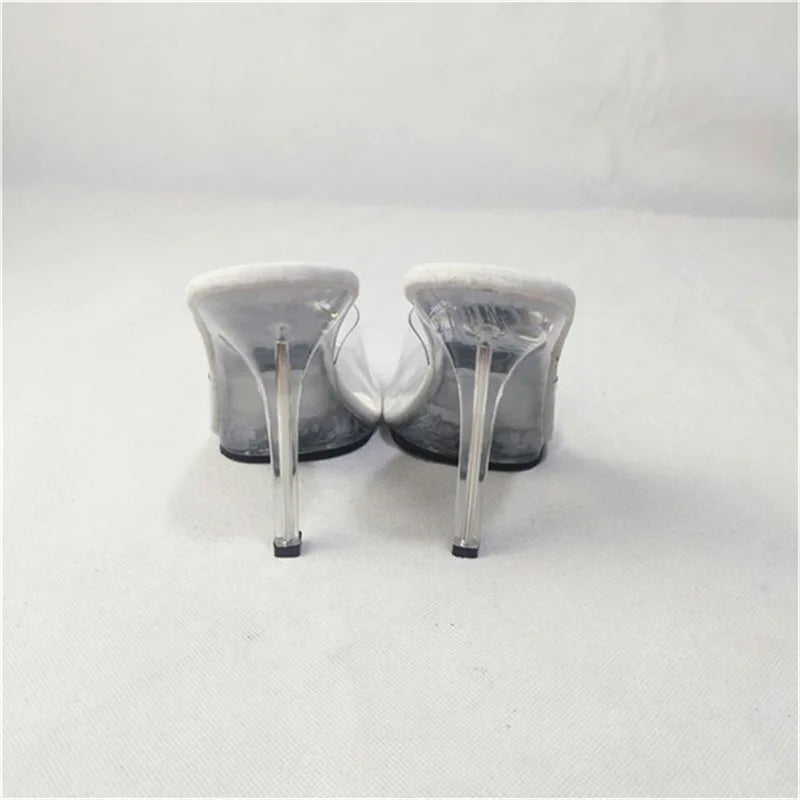 Women's Professional Dance Shoes Sandals Competition  12cm Special Shoes Building Model Standard Shoes and Fitness Shoes. YKC