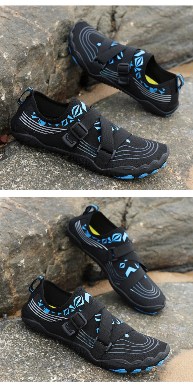 Wading Shoes Unisex Outdoor Swimming Shoes Beach Shoes Sports Fitness Shoes Stream Fishing Shoes Quick-drying Swimming Shoes