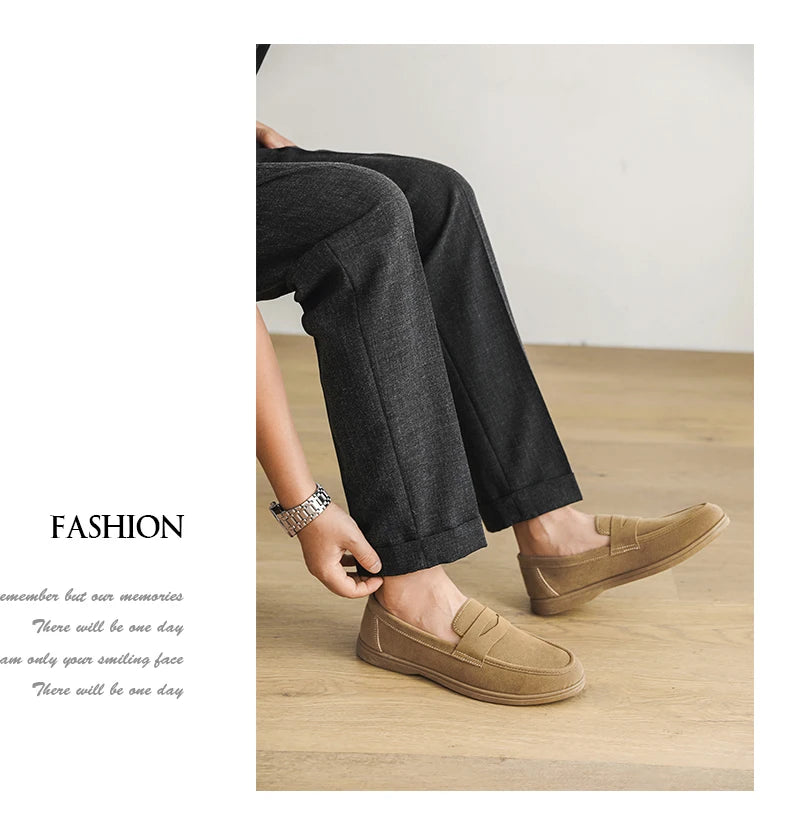 Genuine Leather Men Casual Shoes Luxury Brand Breathable Slip on Black Driving Shoes Moccasins Plus Size 39-45 Soft Men Loafers