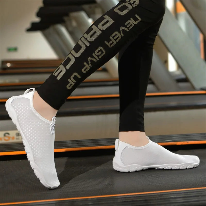 Indoor Fitness Shoes Men Women Yoga Treadmill Barefoot Shoes Gym Special Shock-absorbing Skipping Shoe Non-slip Training Sneaker