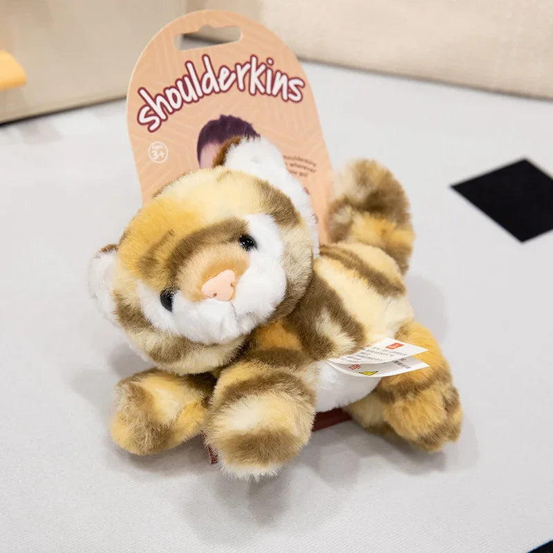 10 Kinds Of Animals Plush Toys With Magnets Can Stand On Your Shoulder Cartoon Cute Stuffed Dolls Birthday Gifts For Kids