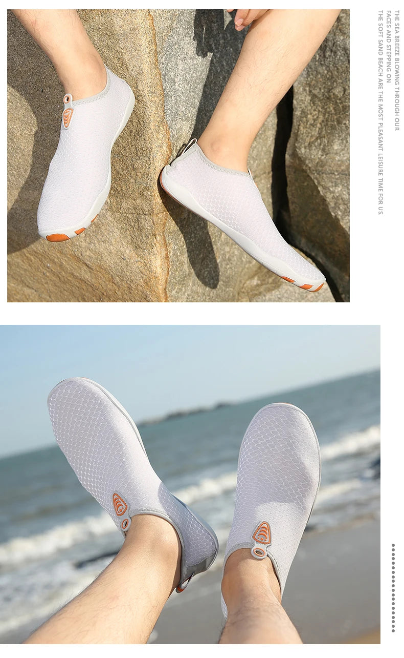 Lager Size Unisex Outdoor Aqua Shoes Couples Vacation Beach Barefoot Swimming Shoes Indoor Fitness Yoga Shoes 35-46#