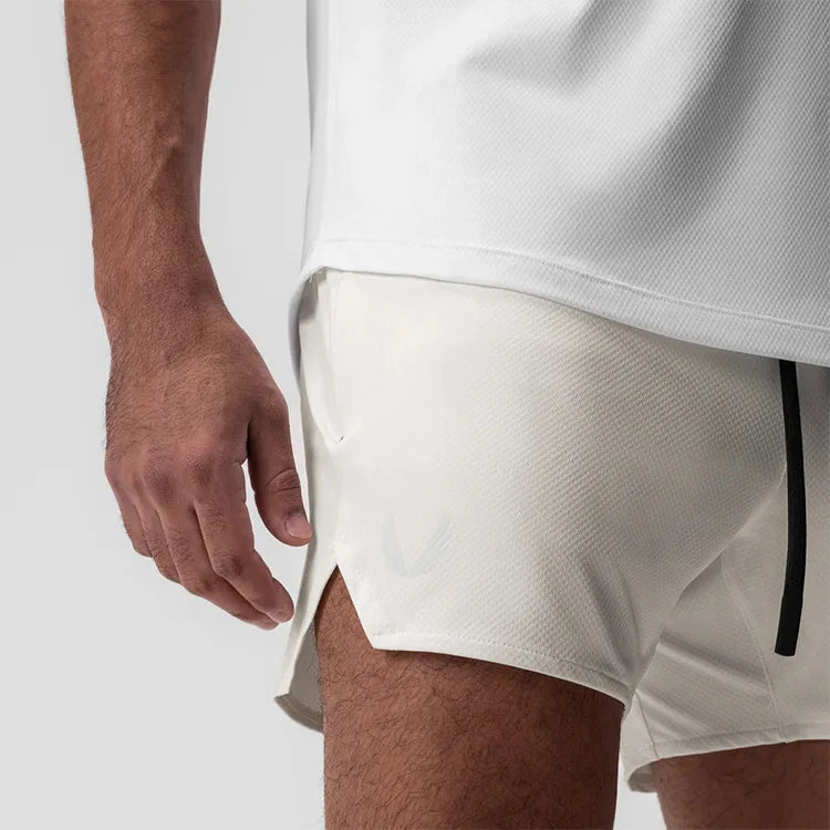 Men's Quick Dry Casual Shorts Running Sports Jogging Basketball Short Pants Male Gym Fitness Bottoms Compression Sweatpants