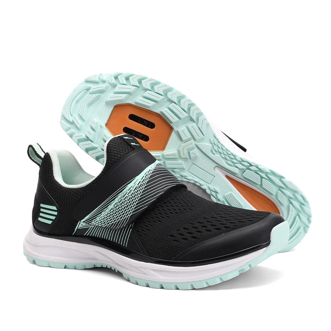 Women's indoor fitness dynamic cycling shoes hard soled rubber soled cycling shoes SPD MTB Sneakers mountain Bike shoes