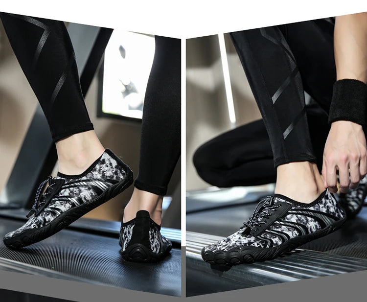 Indoor Fitness Shoes Men Women Yoga Treadmill Barefoot Shoes Gym Special Shock-absorbing Skipping Shoe Non-slip Training Sneaker