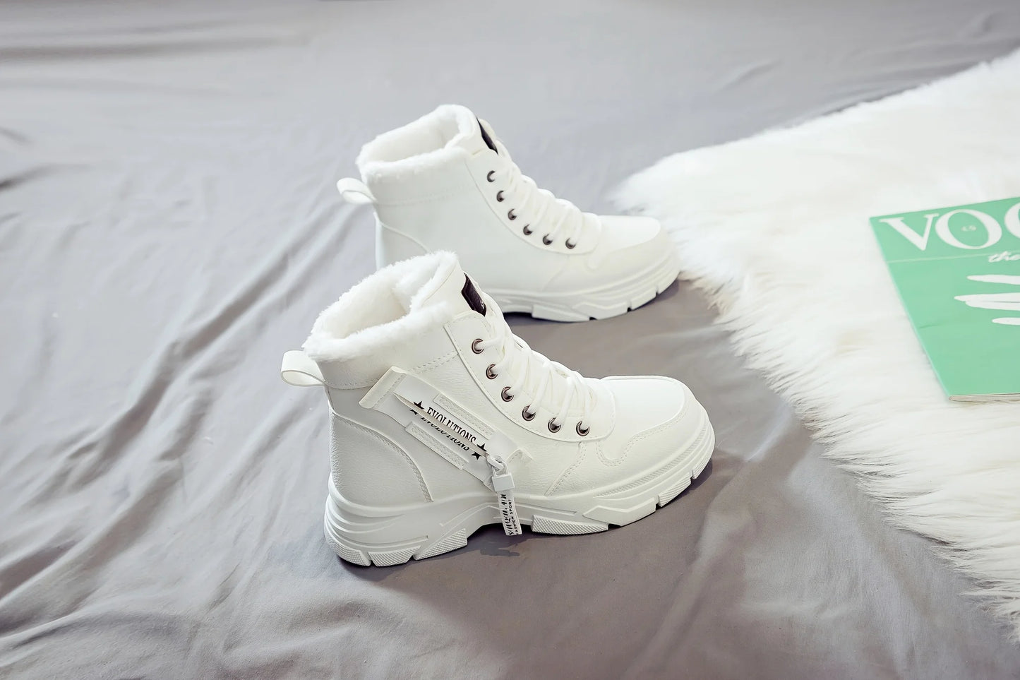 Women's Ankle Boot, Short Boot, Winter Boot with Thick Lining and Insulation, Stylish and Versatile, Thick-Soled Winter Boot