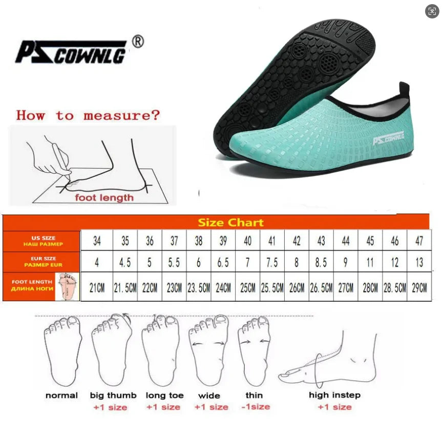 Diving Shoes Women Aqua Shoes Men Beach Swimming Water Sport Socks Barefoot Sneaker Fitness Dance Swim Surfing Snorkeling Shoes