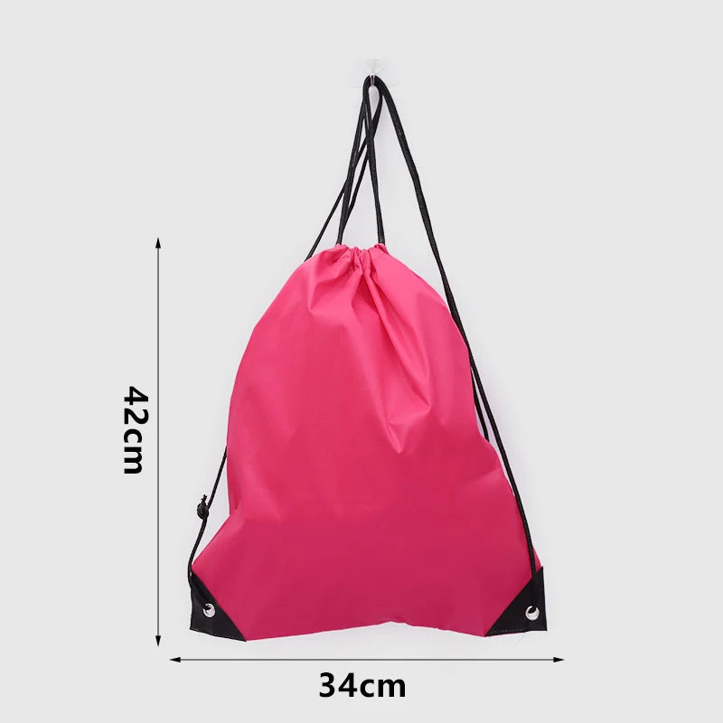 Outdoor Drawstring Gym Bag Travel bag String Bags Swimming Pool Clothes Shoes Storage Waterproof Packaging Pocket Unisex Fitness