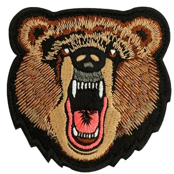 3D Tactical Military Patches PVC Fitness Armband Vests Hats Badges Soft Rubber Sword Cat Bear Morale Hook Loop Applique Emblem