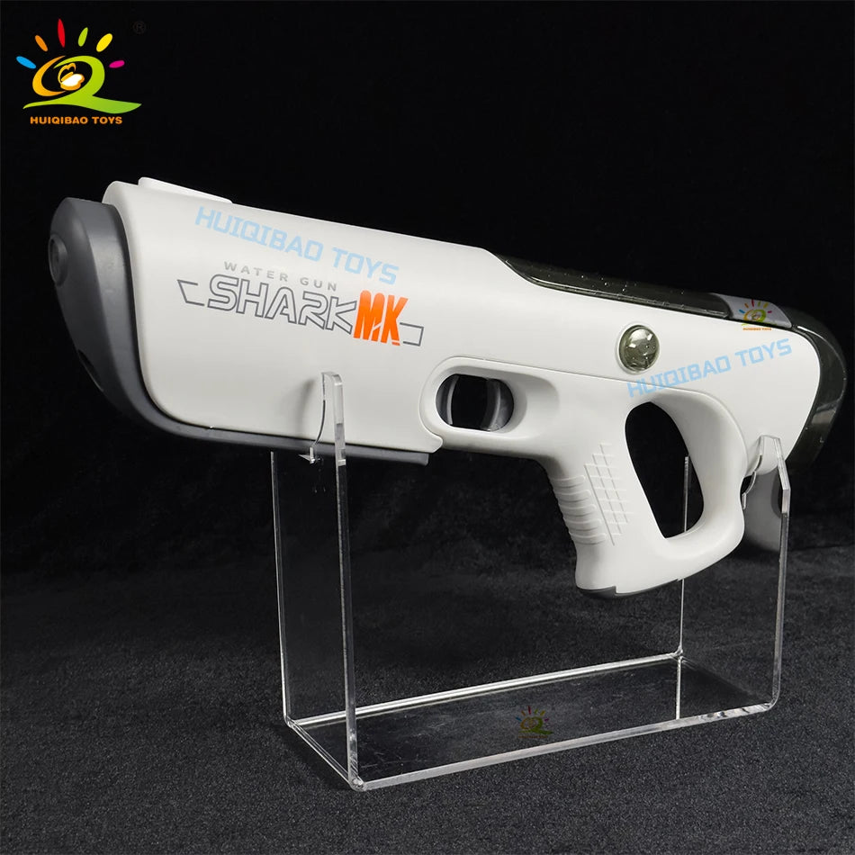 HUIQIBAO 2025 Fully automatic Pulse Electric Space Water Gun Outdoor Beach Water Battle Toy Summer Game Toys for Adult Gift