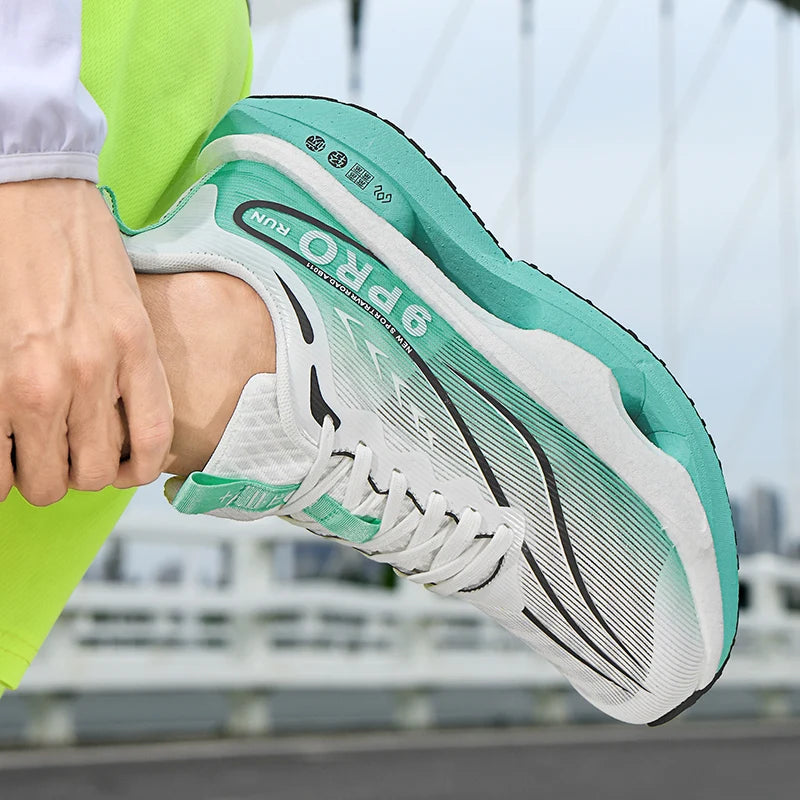 Men's Sneakers 9PRO Carbon Board Skeleton Cushioning Marathon Running Shoes Outdoor Fitness Training Sports Tennis Shoes Women's