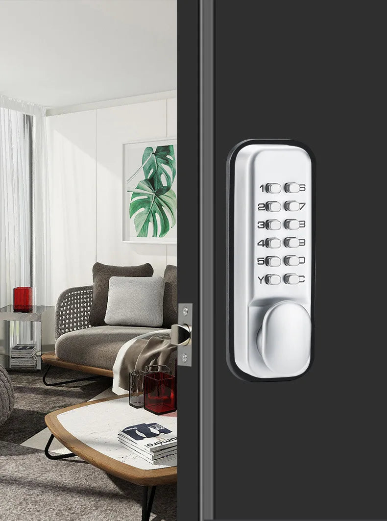 Waterproof Mechanical Password Code Number Single Latch Lock For Outdoor Wooden Door