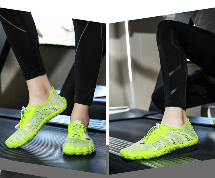 Indoor Fitness Shoes Men Women Yoga Treadmill Barefoot Shoes Gym Special Shock-absorbing Skipping Shoe Non-slip Training Sneaker