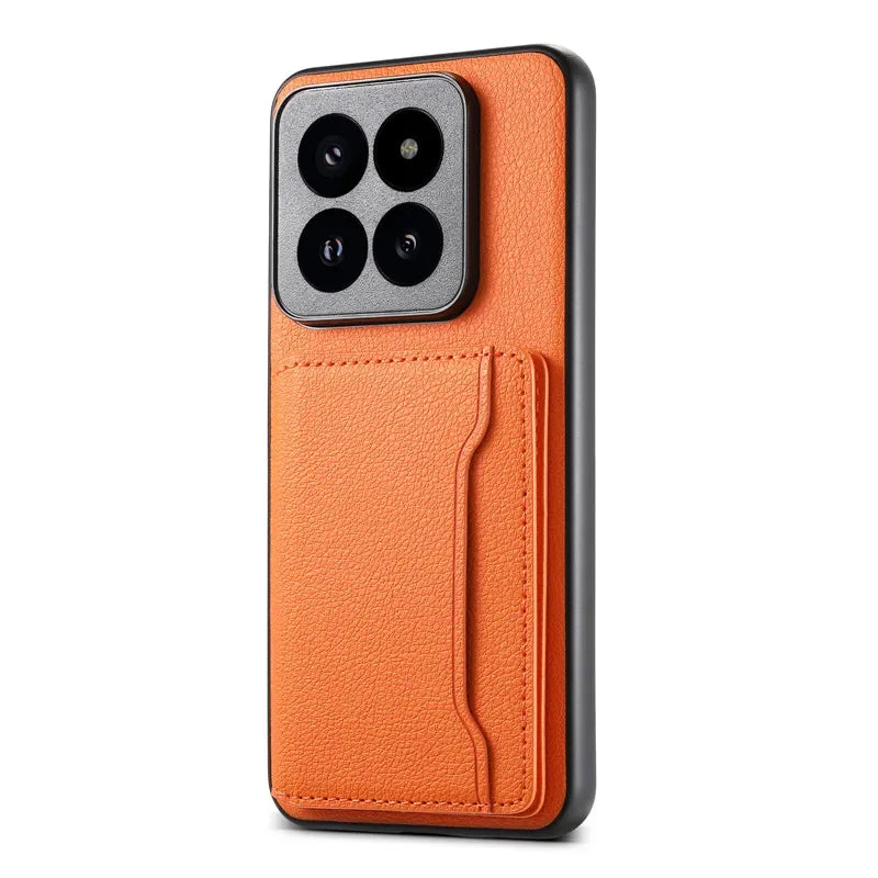 Multifunctional Leather Wallet Phone Case Coque For Xiaomi 15T 17 Pro Max M14 Ultra 13 Pro Ultra Poco F5 14T Card Holder Cover