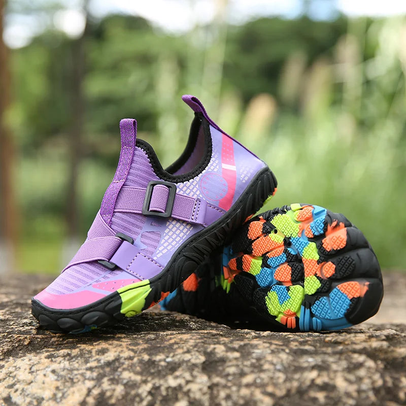 Children Boys And Girls Beach Quick Diving Shoes Qianjiang Swimming Shoes Indoor Fitness Floor Shoes Bathroom Shoes 28-38#