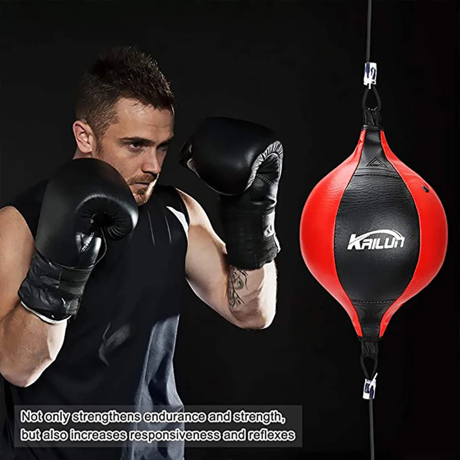 Quality PU Punching Ball Pear Boxing Bag Training Reaction Speed Speed Balls Fitness Training Hanging Boxing Speed Ball