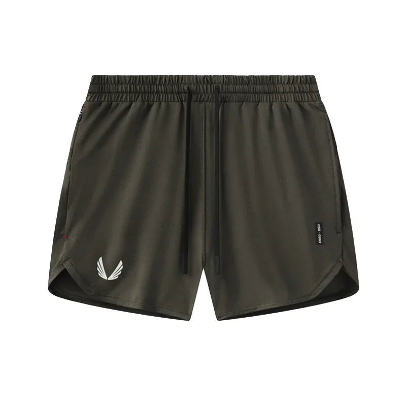 Men's Quick Dry Casual Shorts Running Sports Jogging Basketball Short Pants Male Gym Fitness Bottoms Compression Sweatpants