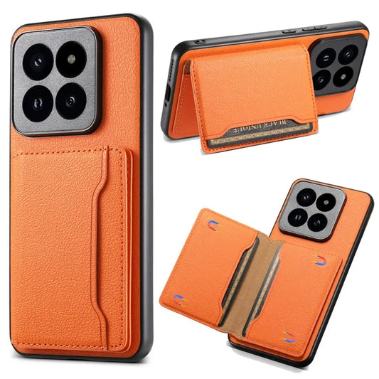 Multifunctional Leather Wallet Phone Case Coque For Xiaomi 15T 17 Pro Max M14 Ultra 13 Pro Ultra Poco F5 14T Card Holder Cover
