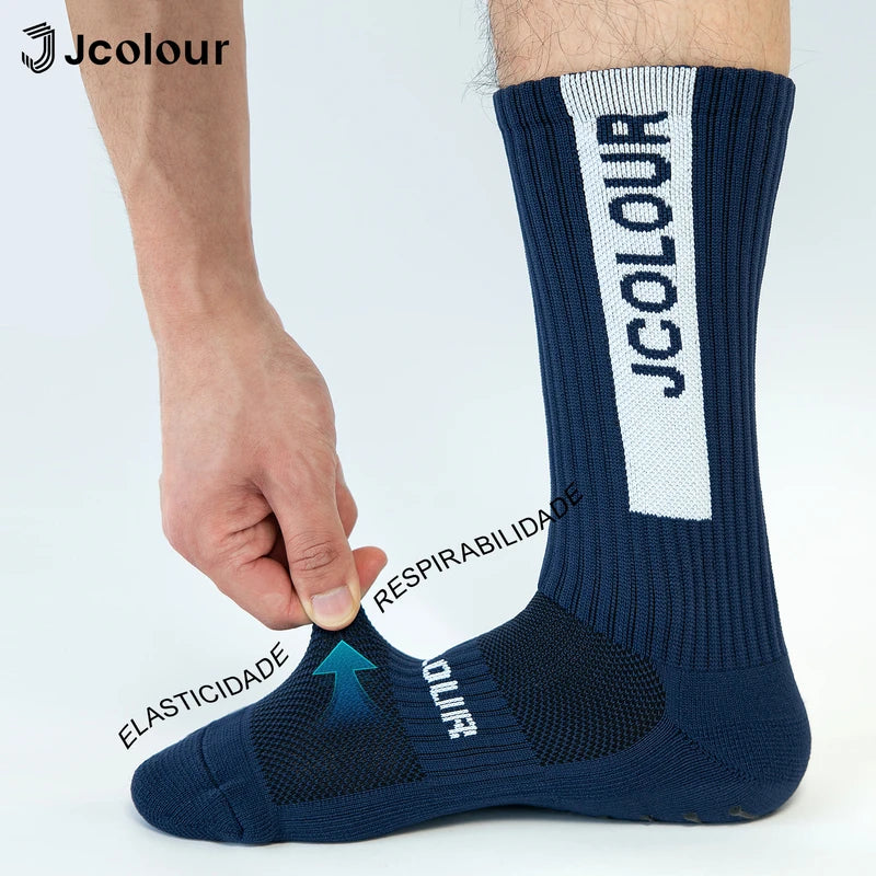 5 Pops, Non-slip Sports Socks, Training Socks, Mid-top Cycling Socks, Football, Running, Fitness,Polyamide
