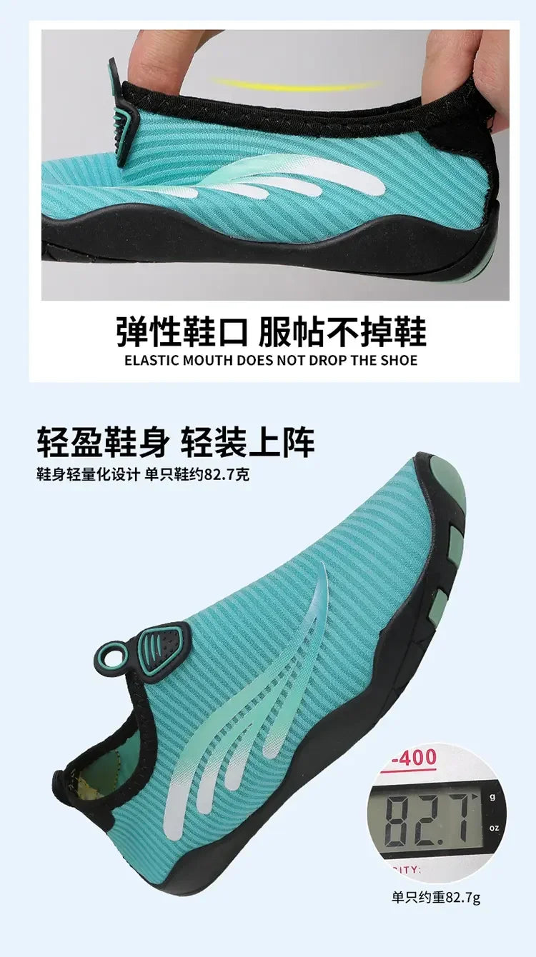 Unisex Indoor Fitness Special Shoes Parent-Child Couple Vacation Beach Swimming Shoes Men Snorkeling Quick Dry Aqua Shoes #27-42