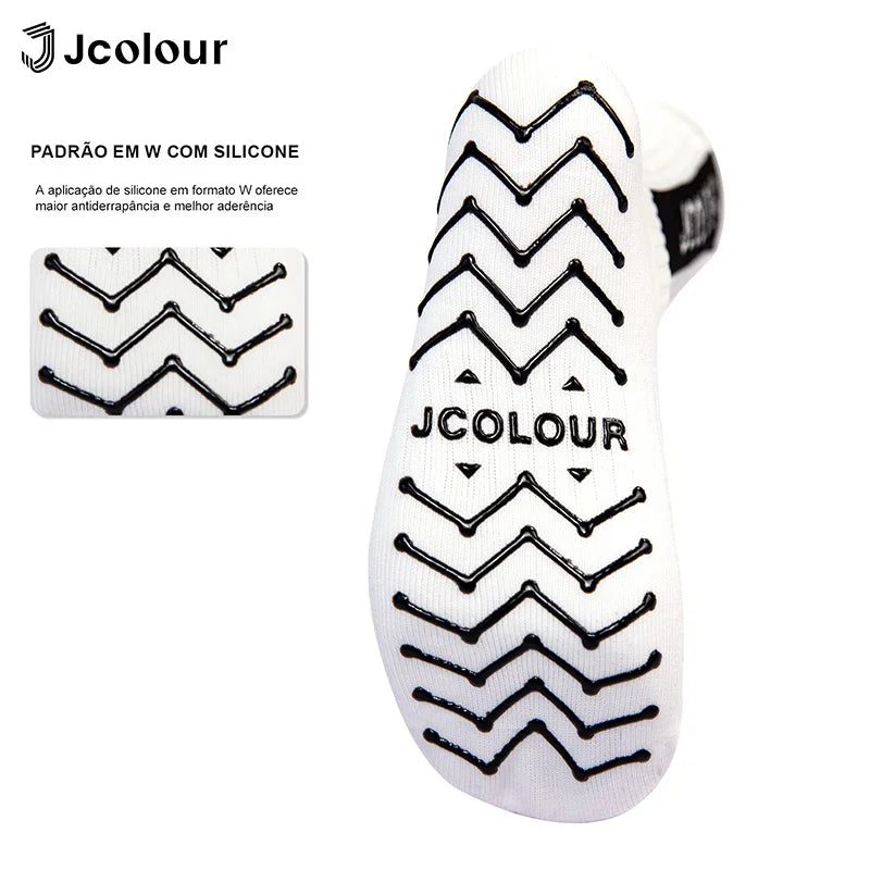 5 Pops, Non-slip Sports Socks, Training Socks, Mid-top Cycling Socks, Football, Running, Fitness,Polyamide