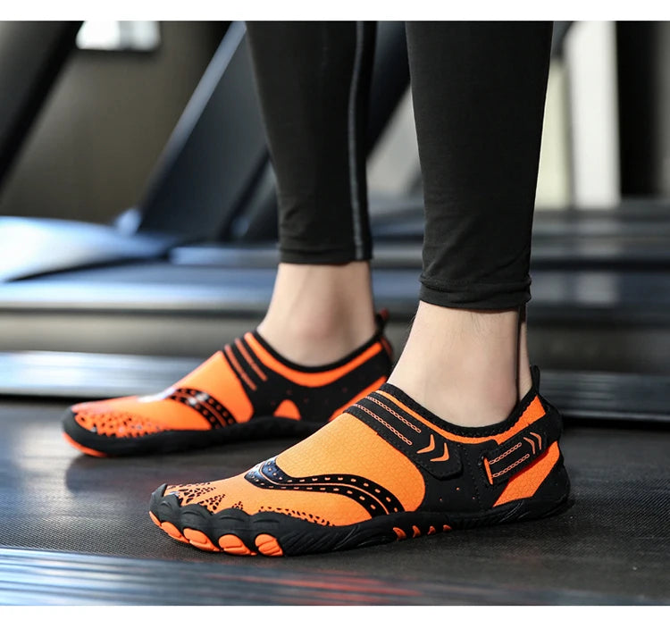 Indoor Fitness Shoes Men Women Yoga Treadmill Barefoot Shoes Gym Special Shock-absorbing Skipping Shoe Non-slip Training Sneaker