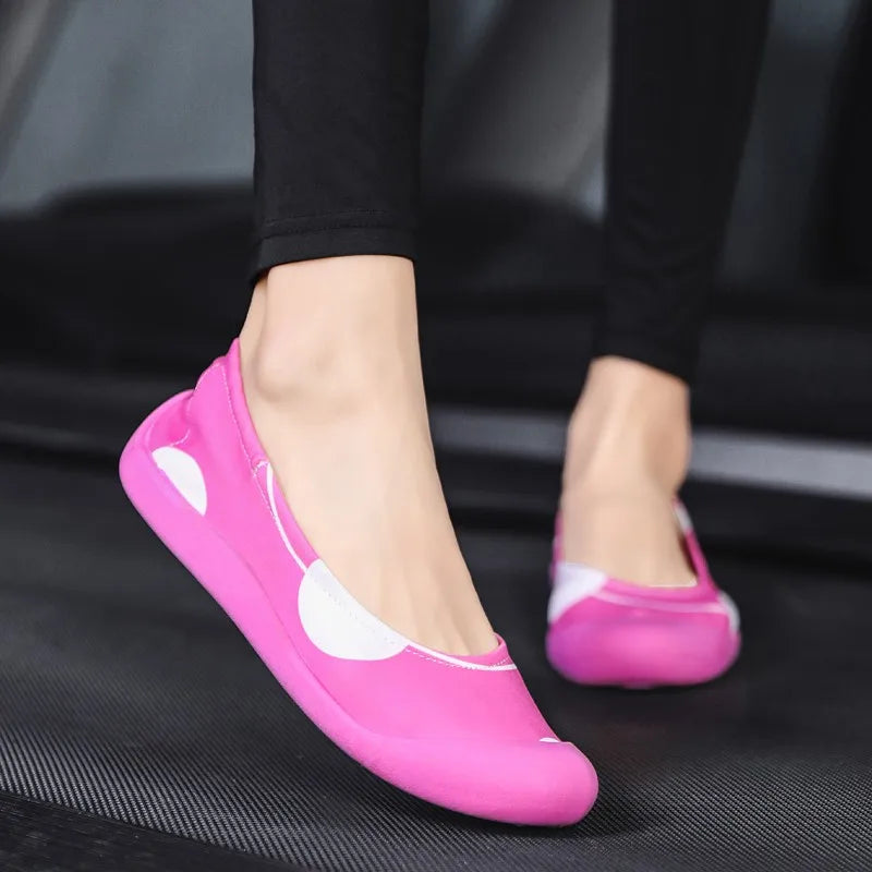 RYAMAG Women Shoes Outdoor Casual Sneakers Yoga Dance Shoes Fitness Shoes Comfortable Lightweight Loafers Slipon Sporting Flats