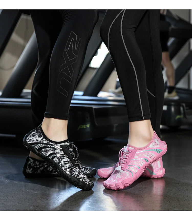Indoor Fitness Shoes Men Women Yoga Treadmill Barefoot Shoes Gym Special Shock-absorbing Skipping Shoe Non-slip Training Sneaker