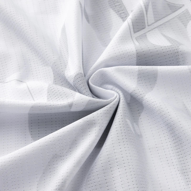 Quick drying ice silk short sleeved T-shirt 2024 summer camouflage thin breathable quick drying running fitness sportswear
