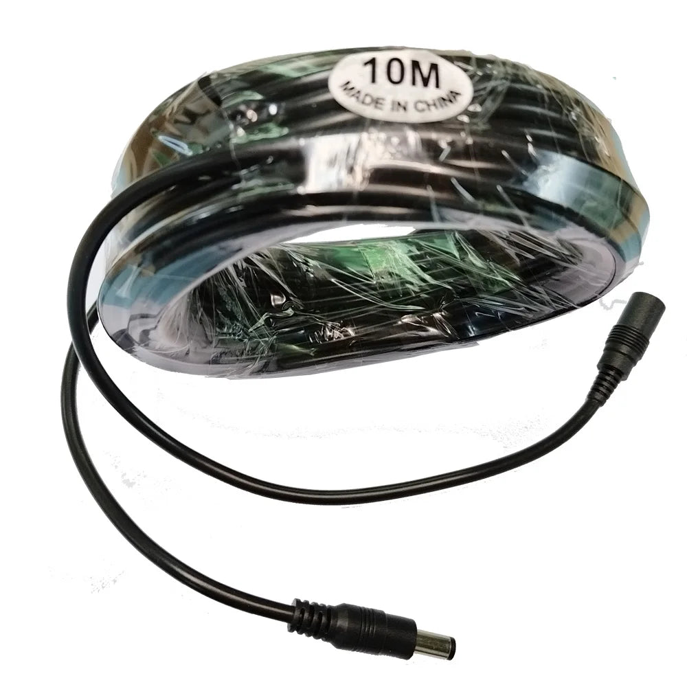 10M/ 5M 5.5mm*2.1mm DC Power Connector Extension Cord Jack Adapter Lead Cable DC Female Male Extension External Plug