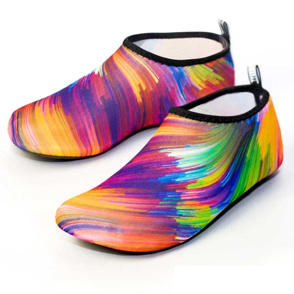 Men Beach Aqua Socks Women Kid Swimming Water Sport Barefoot Sneaker Gym Yoga Fitness Dance Swim Surfing Diving Snorkeling Shoes