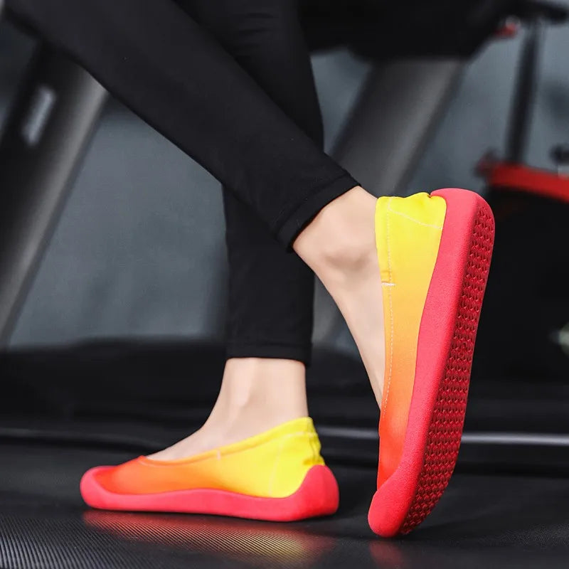 RYAMAG Women Shoes Outdoor Casual Sneakers Yoga Dance Shoes Fitness Shoes Comfortable Lightweight Loafers Slipon Sporting Flats