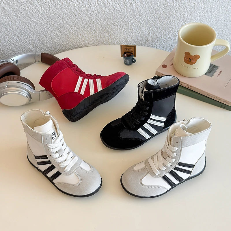 Boy/girl Wrestling Boots in Various Colors, Set-style Anti-slip Sports Shoes, Fitness Shoes, Boy's Breathable Wrestling Boots